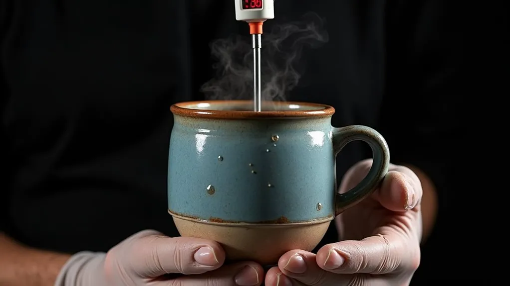 safe handmade pottery drinking