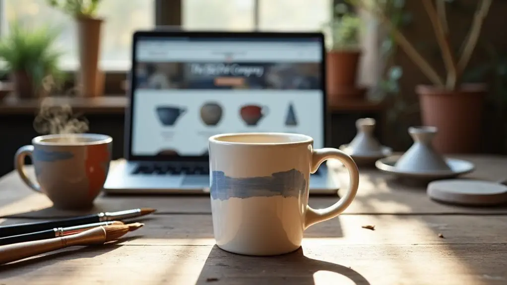 small business pottery products